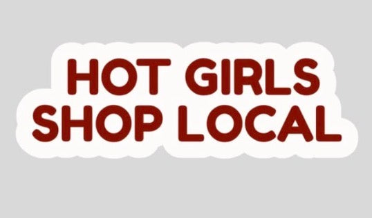 Shop Local Sticker