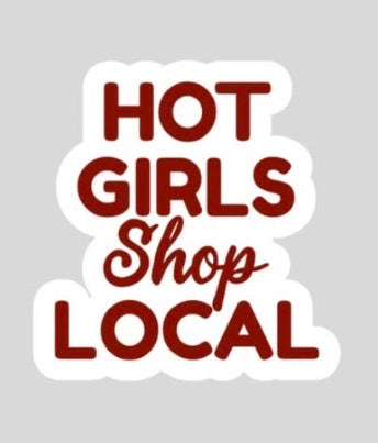 Shop Local Sticker